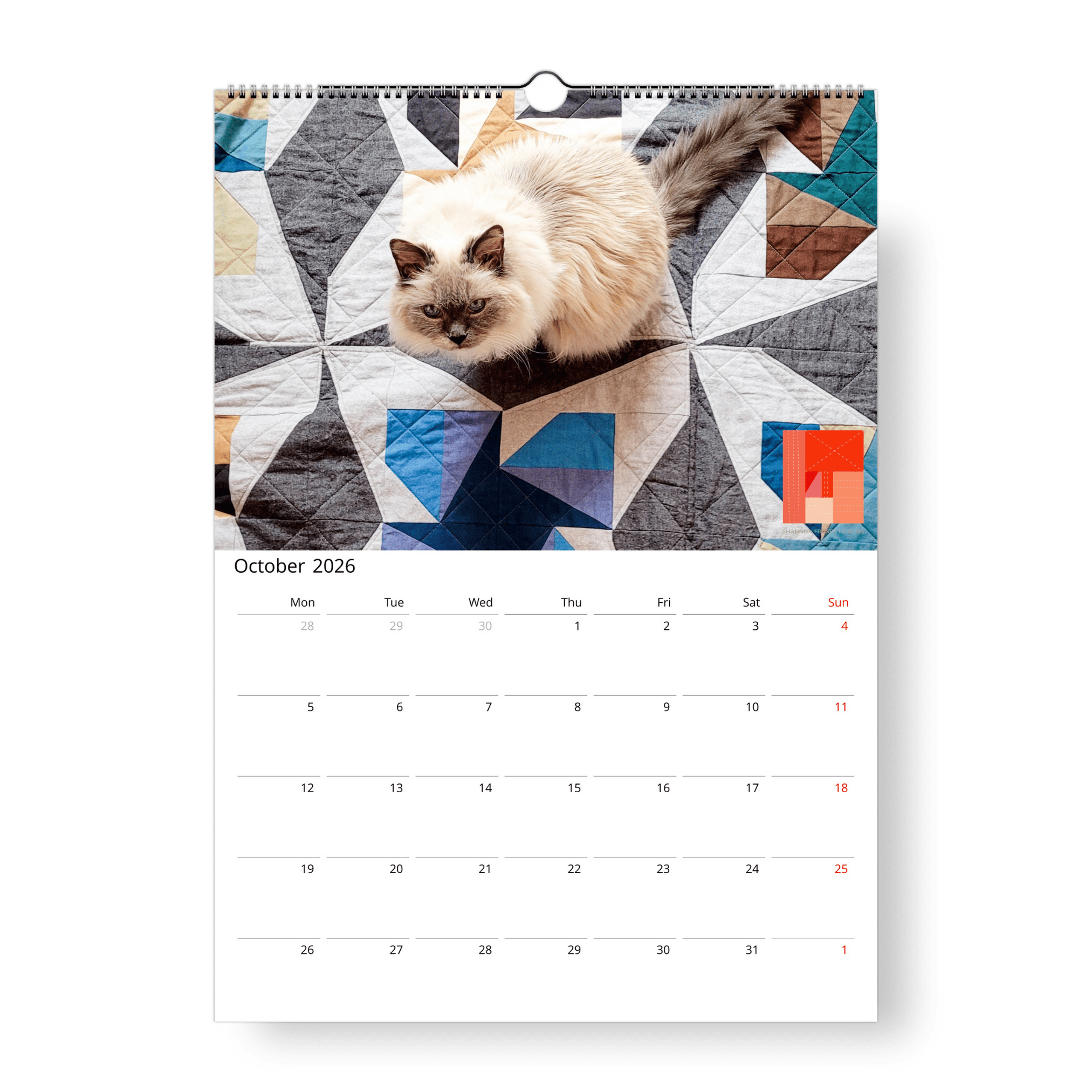 USA & Canada - 2026 Patchwork Calendar - The Patchwork Calendar