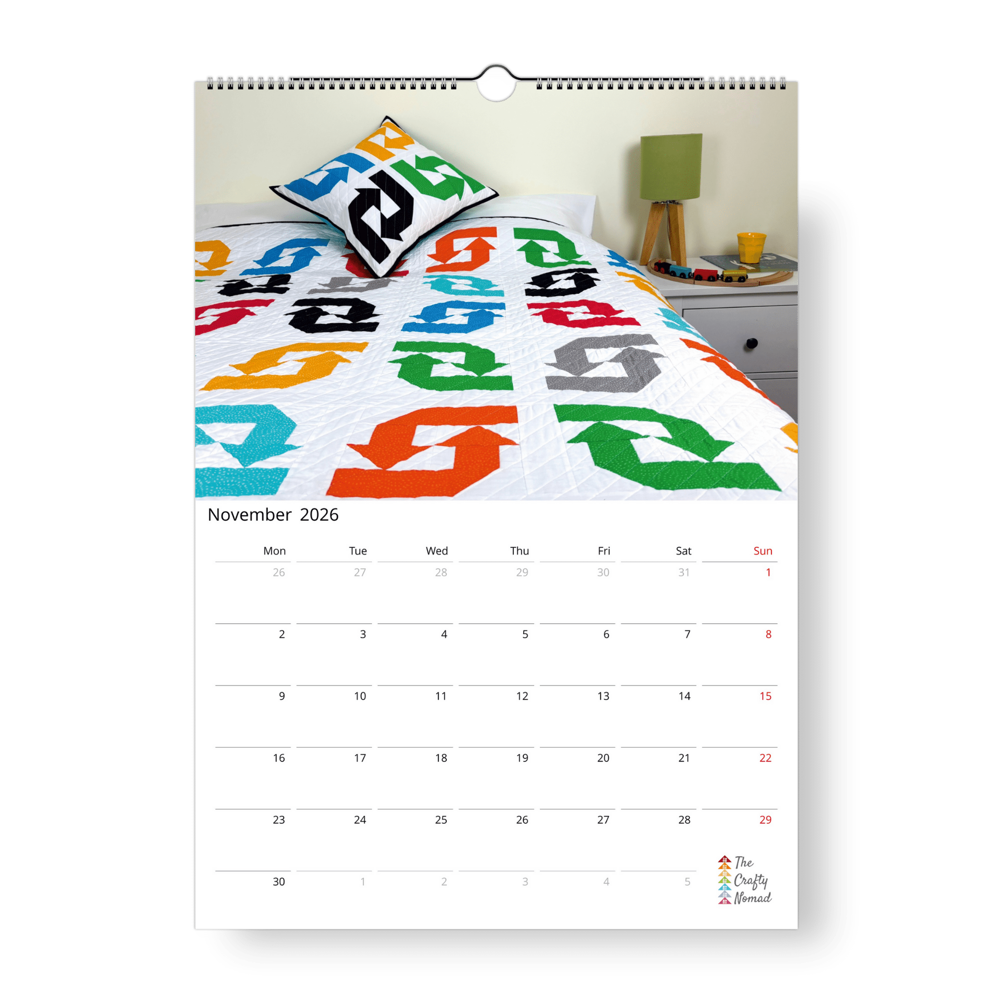 USA & Canada - 2026 Patchwork Calendar - The Patchwork Calendar