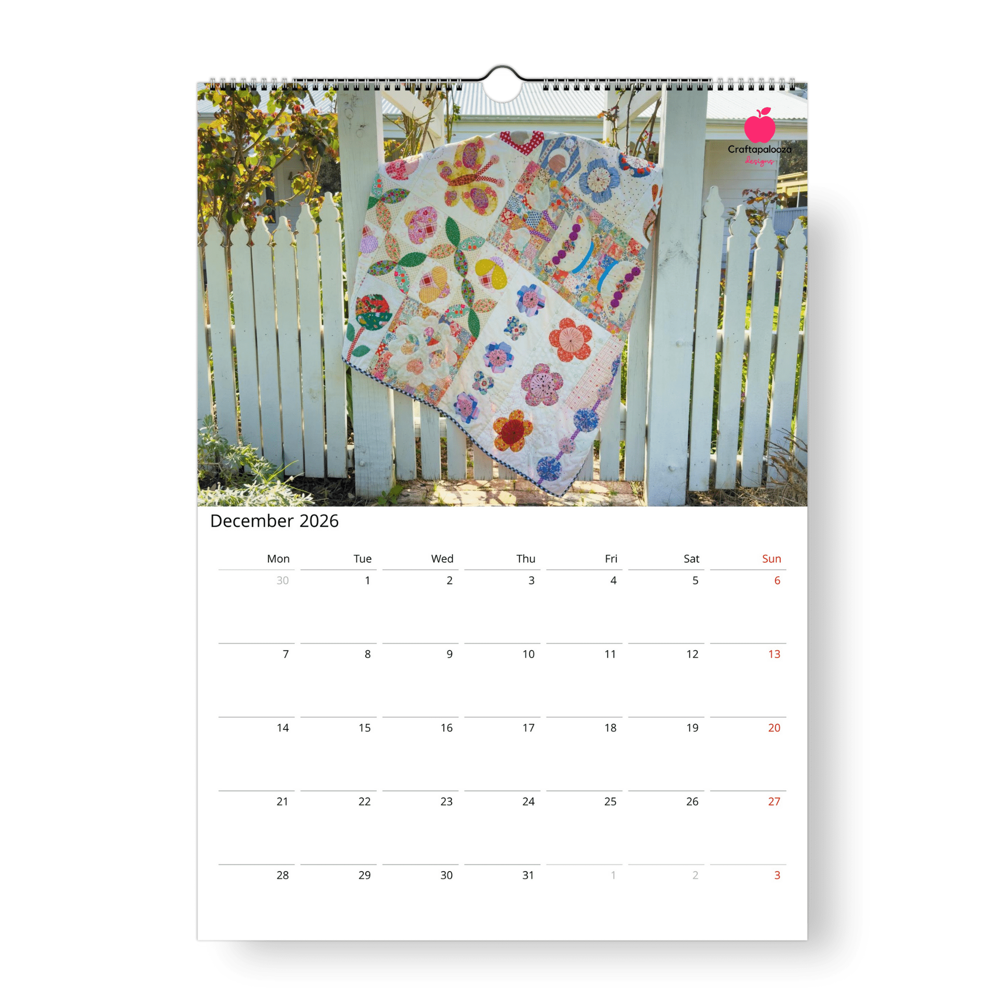 USA & Canada - 2026 Patchwork Calendar - The Patchwork Calendar
