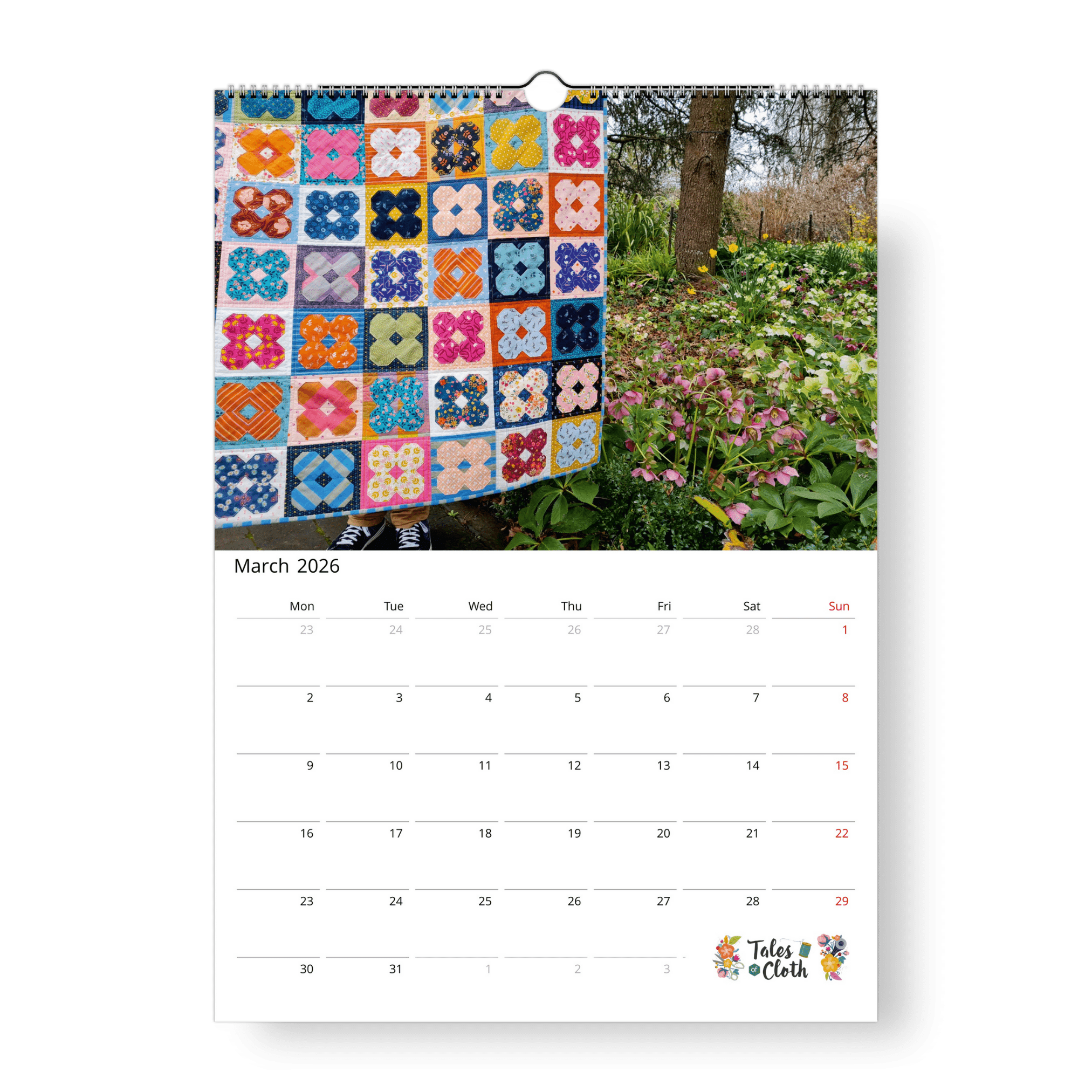 USA & Canada - 2026 Patchwork Calendar - The Patchwork Calendar