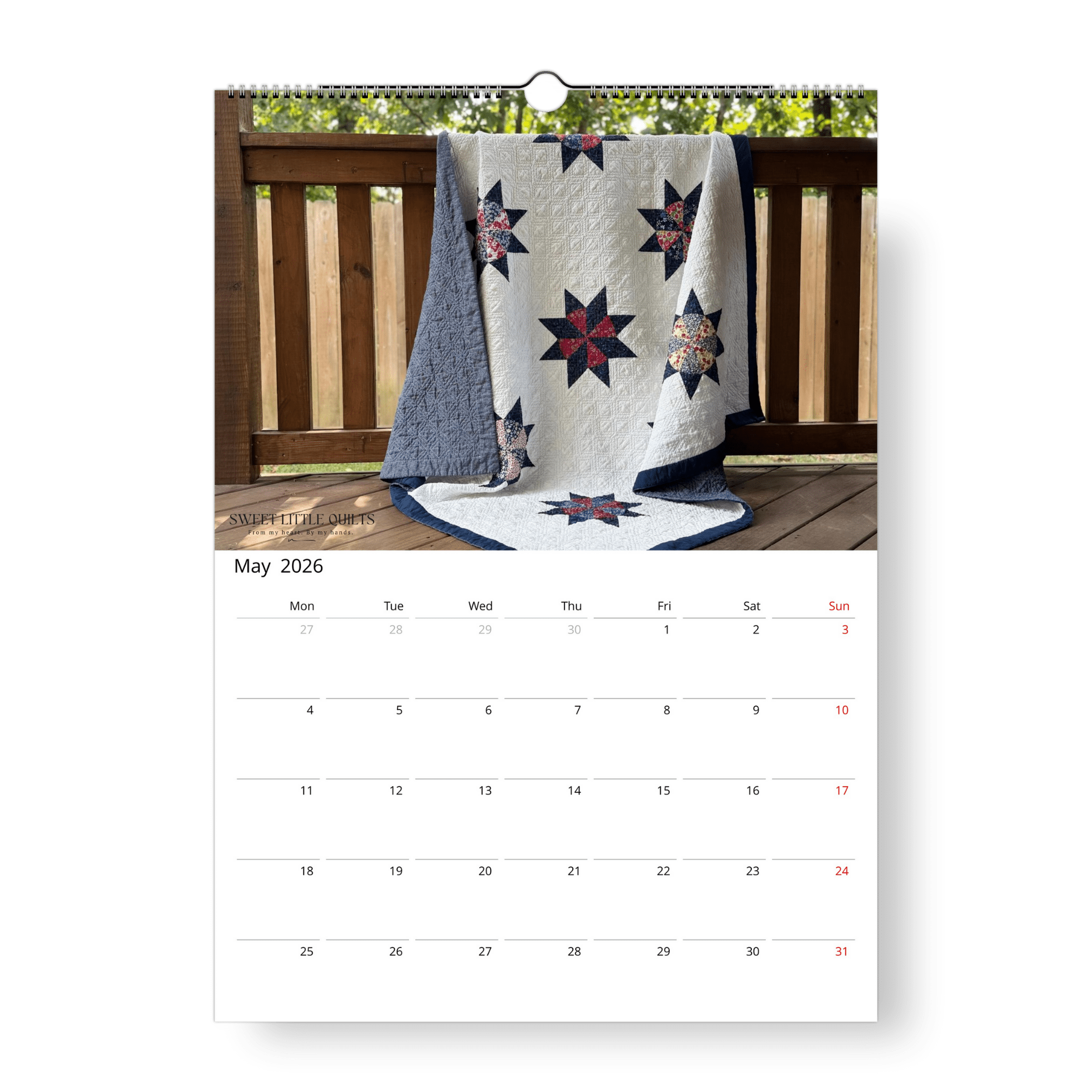 USA & Canada - 2026 Patchwork Calendar - The Patchwork Calendar