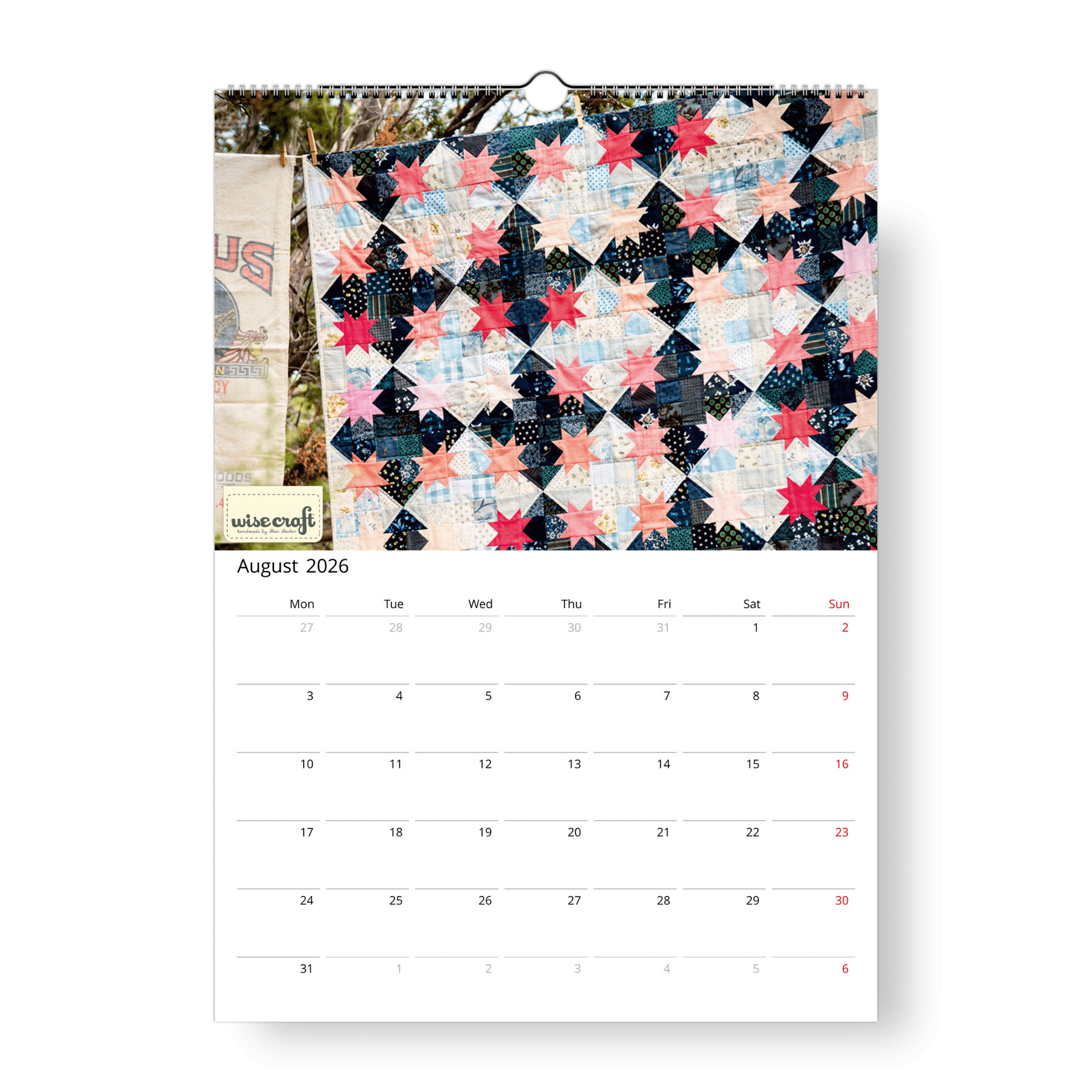 USA & Canada - 2026 Patchwork Calendar - The Patchwork Calendar