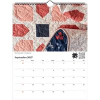 USA + Canada - Patchwork Calendar 2027 - The Patchwork Calendar