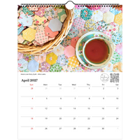USA + Canada - Patchwork Calendar 2027 - The Patchwork Calendar