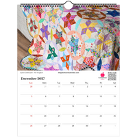 USA + Canada - Patchwork Calendar 2027 - The Patchwork Calendar
