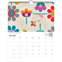 USA + Canada - Patchwork Calendar 2027 - The Patchwork Calendar