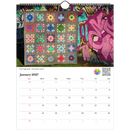 USA + Canada - Patchwork Calendar 2027 - The Patchwork Calendar
