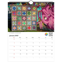 USA + Canada - Patchwork Calendar 2027 - The Patchwork Calendar