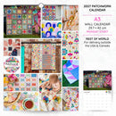 Patchwork Calendar 2027 (Rest of World) - The Patchwork Calendar