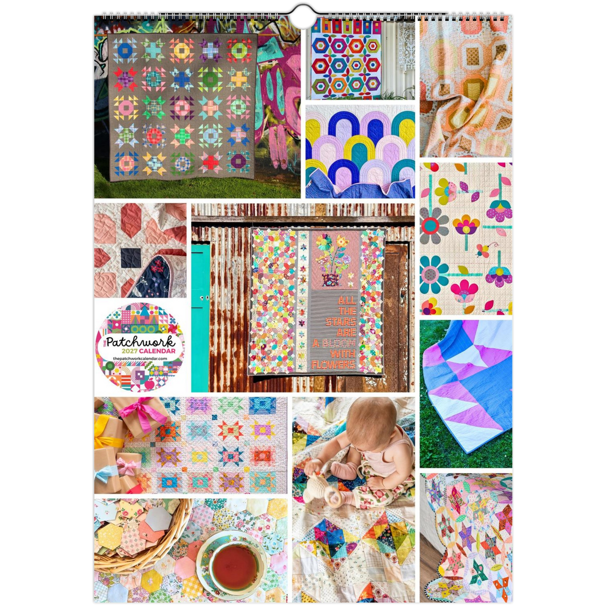 Rest of World - Patchwork Calendar 2027 - The Patchwork Calendar