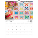 USA + Canada - Patchwork Calendar 2027 - The Patchwork Calendar