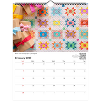 USA + Canada - Patchwork Calendar 2027 - The Patchwork Calendar