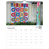 USA + Canada - Patchwork Calendar 2027 - The Patchwork Calendar